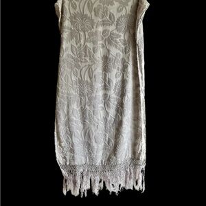 Silver/Gray Brocade Shawl